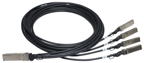 JG331A - HPE Networking Comware X240 40G QSFP+ to 4x10G SFP+ 5m Direct Attach Copper Splitter Cable