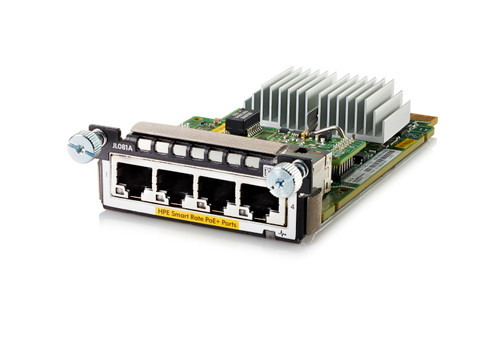 JL081A - Aruba 3810M 4 HPE Smart Rate PoE+ Module