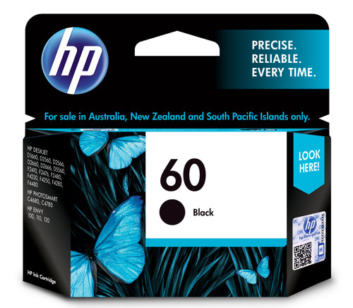 HP 60 Black Original Ink Cartridge