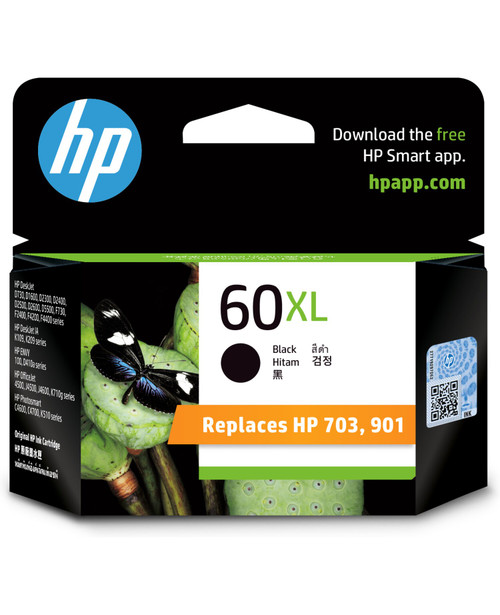 HP 60XL Black CC641WA