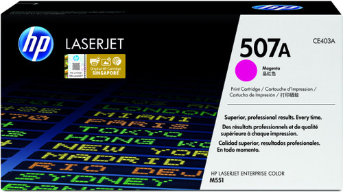 HP507A Magenta LJ Print Cartridge (with authenticity sticker)