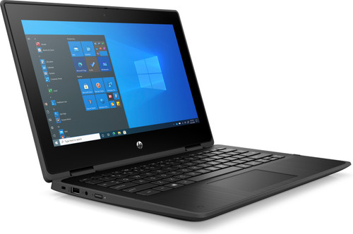 HP ProBook x360 11 G7 EE (11, Jet Black / Harbor Grey, NT, HDcam, nonODD, nonFPR, Win10) Front Right