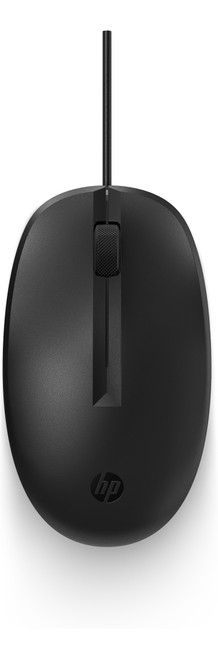 HP 125 Wired Mouse - Top down