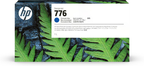 HP 776 1L Chromatic Blue DesignJet Ink Cartridge WW