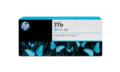 HP 771B 775-ml Light Cyan Designjet Ink Cartridge