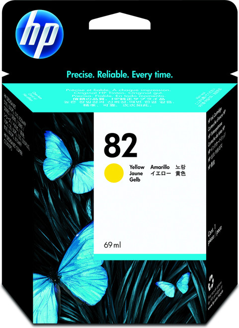 HP 82 Yellow Ink Cartridge 69ml