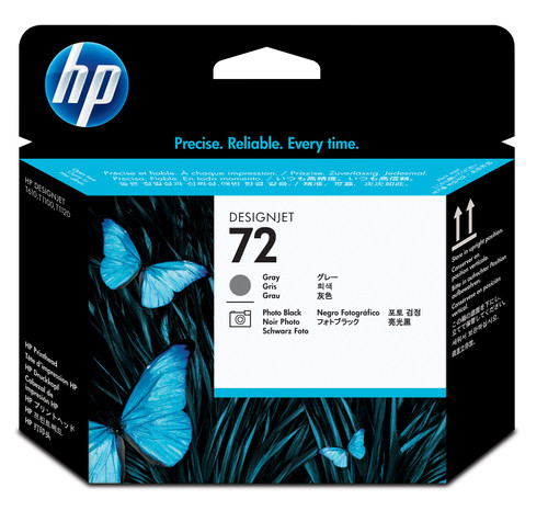 HP 72 Gray and Photo Black Printhead