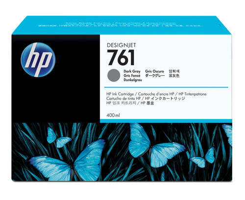 HP 761 400-ml Dark Gray Designjet Ink Cartridge