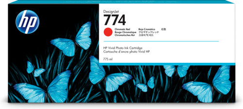 HP 774 775-ml Chromatic Red DesignJet Ink Cartridge