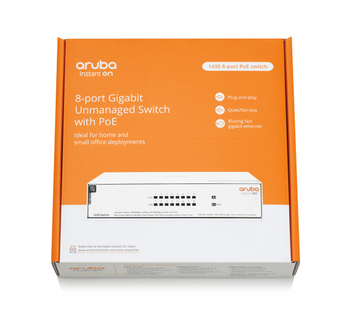 Aruba Instant On 1430 8-port PoE switch