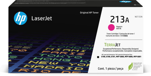 HP 213A Magenta Toner Cartridge W2133A W2133-00002a USRow