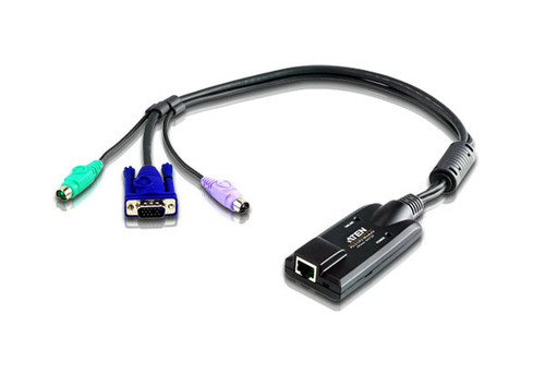 ATEN PS/2 - VGA to Cat5e/6 KVM Adapter Cable (CPU Module) ATEN PS/2 - VGA to Cat5e/6 KVM Adapter Cable (CPU Module)