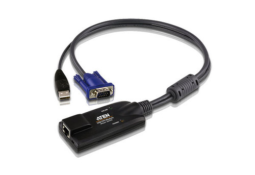 ATEN USB - VGA to Cat5e/6 KVM Adapter Cable (CPU Module) ATEN USB - VGA to Cat5e/6 KVM Adapter Cable (CPU Module)