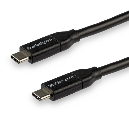 StarTech.com USB-C to USB-C Cable w/ 5A PD - M/M - 3 m (10 ft.) - USB 2.0 - USB-IF Certified StarTech.com USB-C to USB-C Cable w/ 5A PD - M/M - 3 m (10 ft.) - USB 2.0 - USB-IF Certified