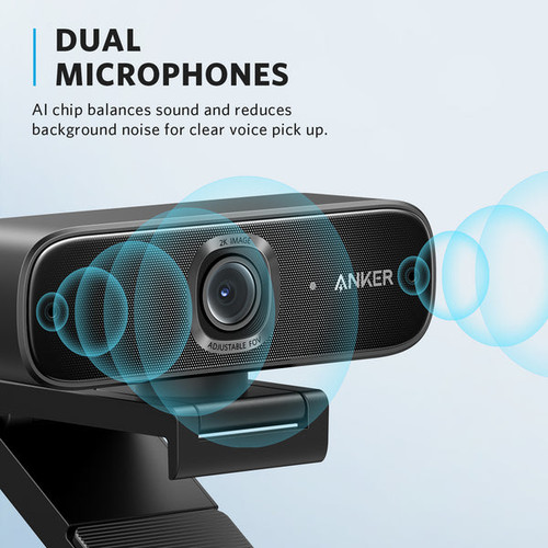 Anker PowerConf C302 webcam 2048 x 1080 pixels Black