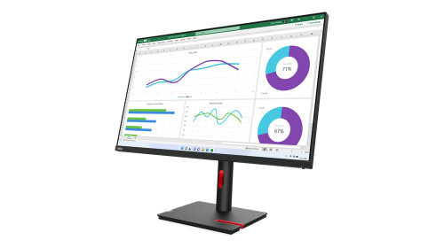 Lenovo ThinkVision T32h-30 LED display 80 cm (31.5") 2560 x 1440 pixels Quad HD Black