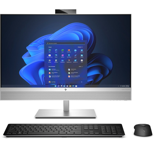 HP EliteOne 870 27 inch G9 All-in-One Desktop PC NaturalSilver NT IRcam nonODD Win11 KBM CoreSet Fro