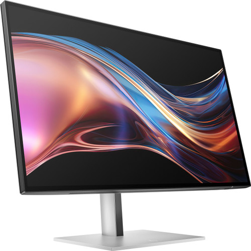 HP Series 7 Pro 27" Thunderbolt 4 Monitor - 727pu PikeSilver CoreSet FrontRight WhiteBg