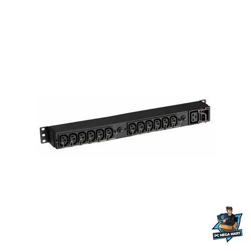 Eaton EFLX12I power distribution unit (PDU) 1U Black 13 AC outlet(s) 1 Eaton EFLX12I power distribution unit (PDU) 1U Black 13 AC outlet(s) 1