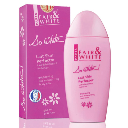 Fair & White Lait Skin Perfector Brightening & Moisturizing Body Milk 500ml Fair & White Lait Skin Perfector Brightening & Moisturizing Body Milk 500ml