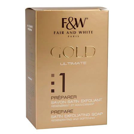 Fair & White Gold Santin Exfoliating Soap 200g Fair & White Gold Santin Exfoliating Soap 200g