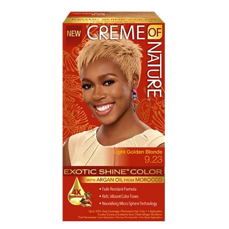 Creme of Nature Light Exotic Shine Color Golden Blonde 9.23 Creme of Nature Light Exotic Shine Color Golden Blonde 9.23