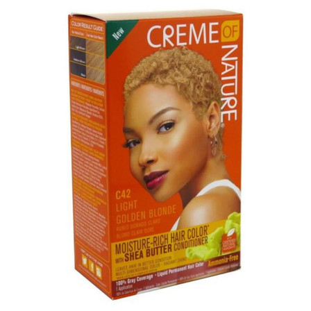 Creme Of Nature Moisture-rich Hair Color C42 Light Golden Blonde