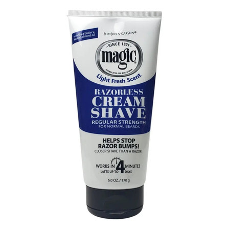 Magic Razorless Cream Shave Regular Strength 6oz Magic Razorless Cream Shave Regular Strength 6oz