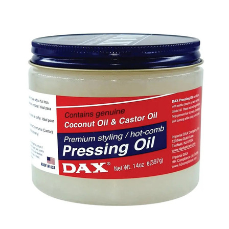 Dax Pressing Oil Contains Coconut Oil & Castor Oil 14oz Dax Pressing Oil Contains Coconut Oil & Castor Oil 14oz
