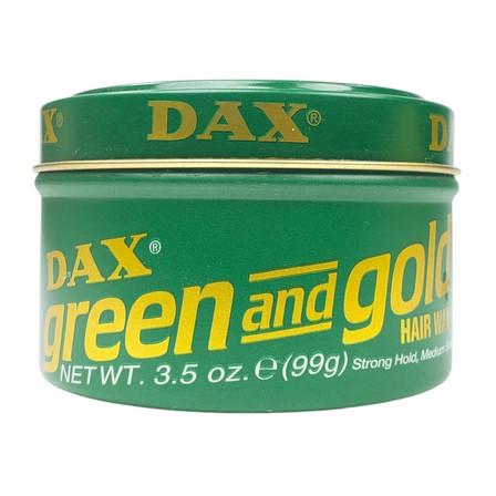 Dax Green & Gold Hair Wax 3.5oz