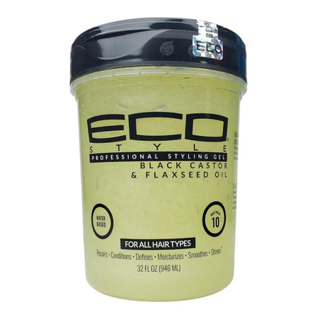 Eco Black Castor & Flaxseed Oil Gel 32fl.oz Eco Black Castor & Flaxseed Oil Gel 32fl.oz