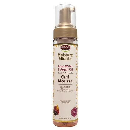 African Pride Curl Mousse with Rose Water & Argan Oil 8.5oz