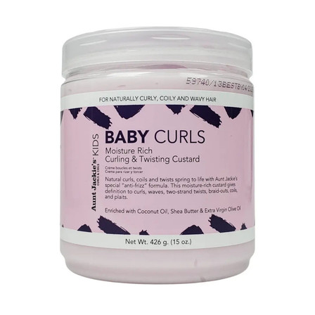 Aunt Jackie’s Baby Curls Curling & Twisting Custard 15oz Aunt Jackie’s Baby Curls Curling & Twisting Custard 15oz