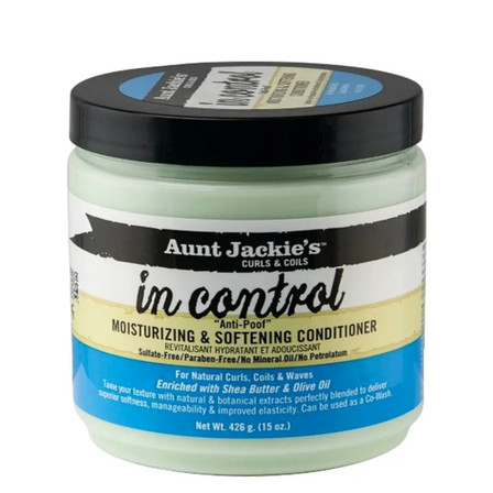 Aunt Jackie’s In Control Moisturizing & Softening Conditioner 15oz Aunt Jackie’s In Control Moisturizing & Softening Conditioner 15oz