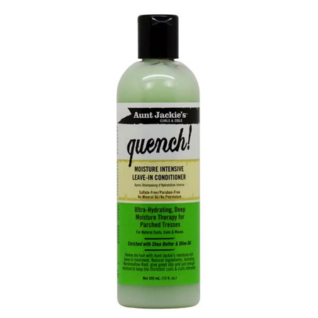 Aunt Jackie’s Quench Moisture Intensive Leave-in Conditionor 12 oz