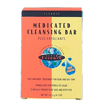 Clear Essence Medicated Cleansing Bar Plus Exfoliates 4.7oz