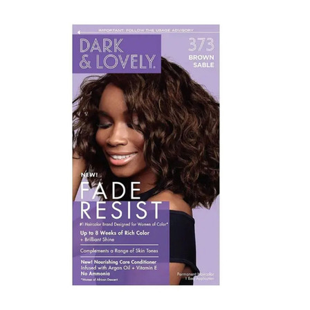 Dark & Lovely Fade Resist 373 Brown Sable Hair Color Dark & Lovely Fade Resist 373 Brown Sable Hair Color