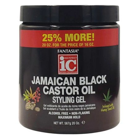 Fantasia Jamaican Black Castor Oil Styling Gel 20oz Fantasia Jamaican Black Castor Oil Styling Gel 20oz
