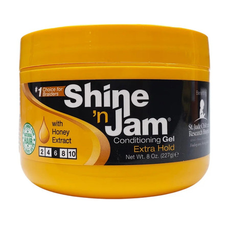 Shine ‘n Jam Conditioning Gel Extra Hold 8oz Shine ‘n Jam Conditioning Gel Extra Hold 8oz