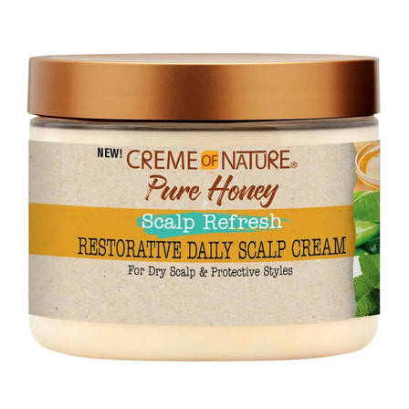 Creme of Nature Pure Honey Scalp Refresh Restorative Daily Scalp Cream 4.7oz