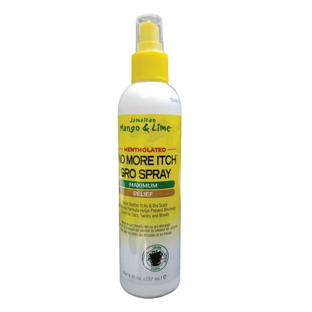 Jamaican Metholated Mango & Lime No More Itch Gro Spray 8oz