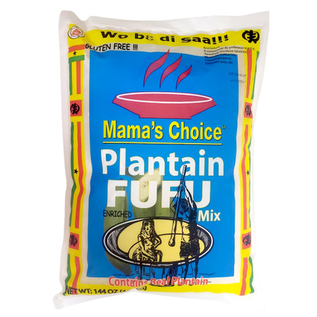 Mama's Choice Plantain Fufu Mix 144oz (4.08kg)