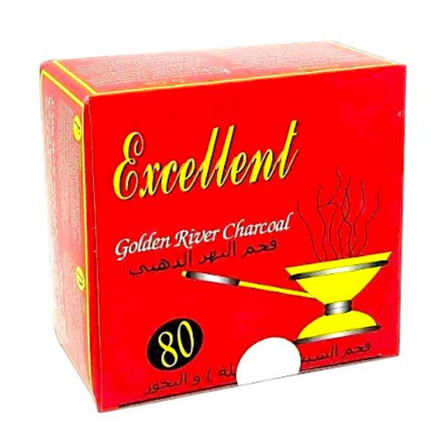 Excellent Golden River Charcoal Tablets – 80 Pieces