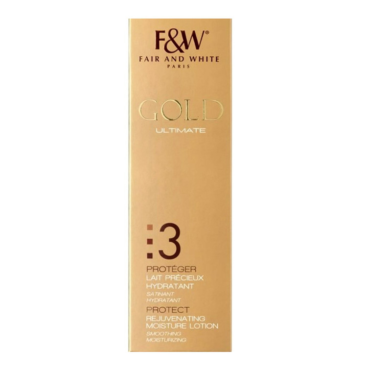 Fair & White Paris Gold Ultimate 3 Rejuvenating Moisture Lotion 500ml