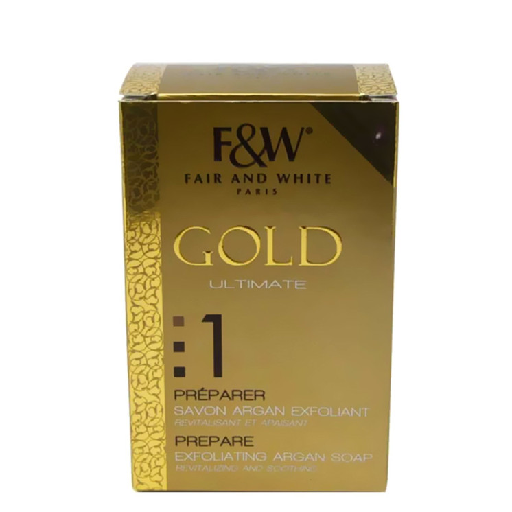 Fair & White Paris Gold Ultimate Exfoliating Argan Soap 7oz