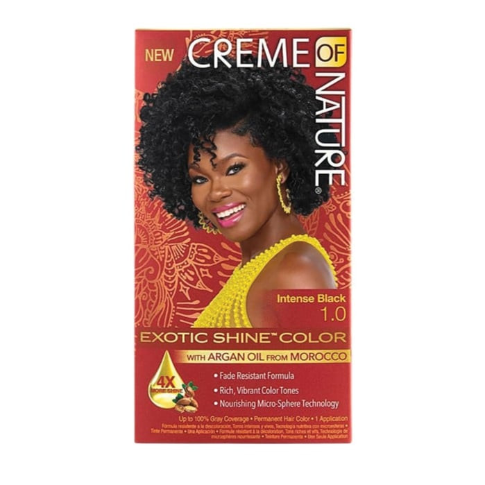 Creme of Nature Exotic Shine with Argan Oil Intense Black 1.0