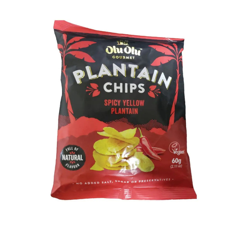 Olu Olu Plantain Chips Chilli 60g