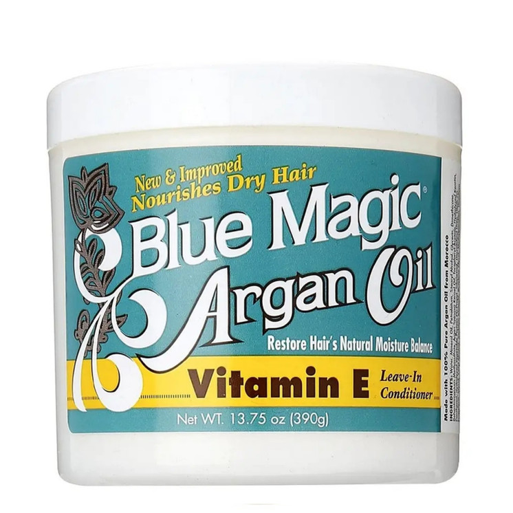 Blue Magic Argan Oil Vitamin E Leave-In Conditioner 13.75oz