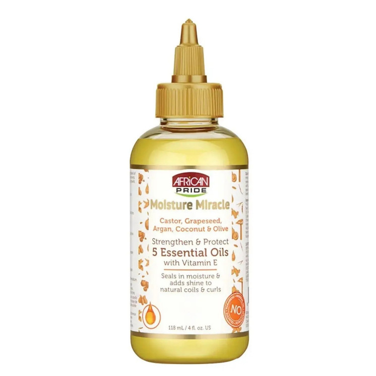 African Pride Moisture Miracle 5 Essential Oils 118ml