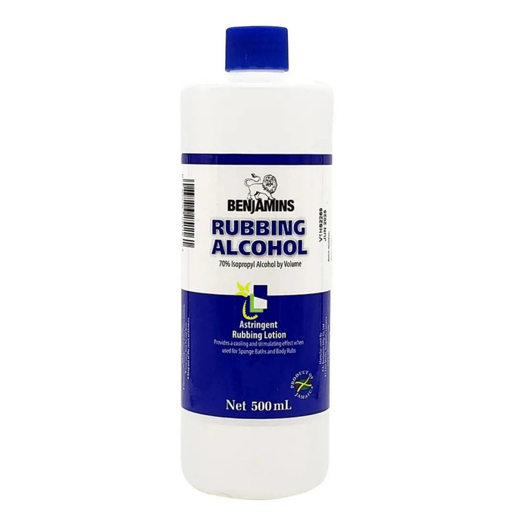 Benjamins Rubbing Alcohol 500ml